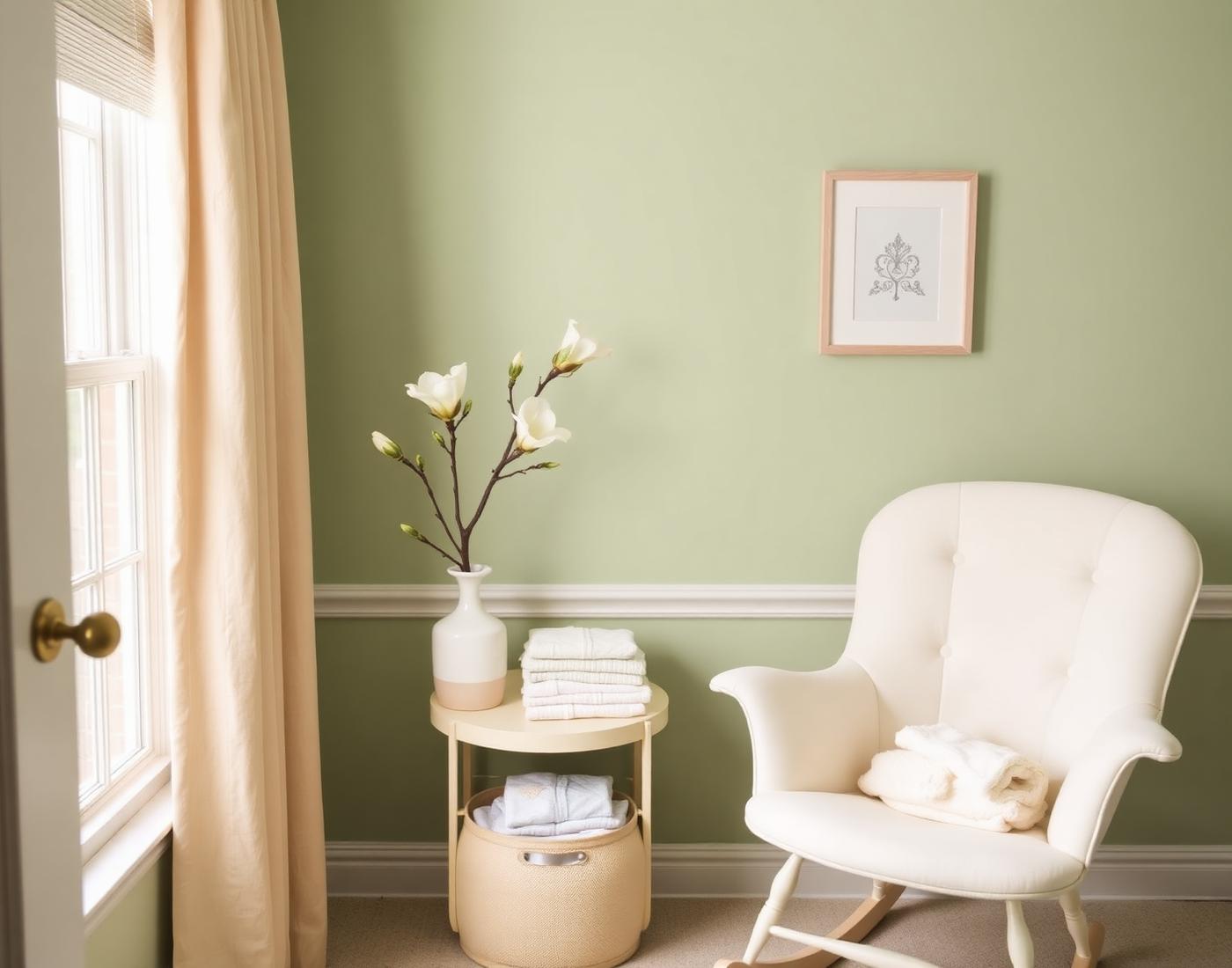 Cozy nursery corner